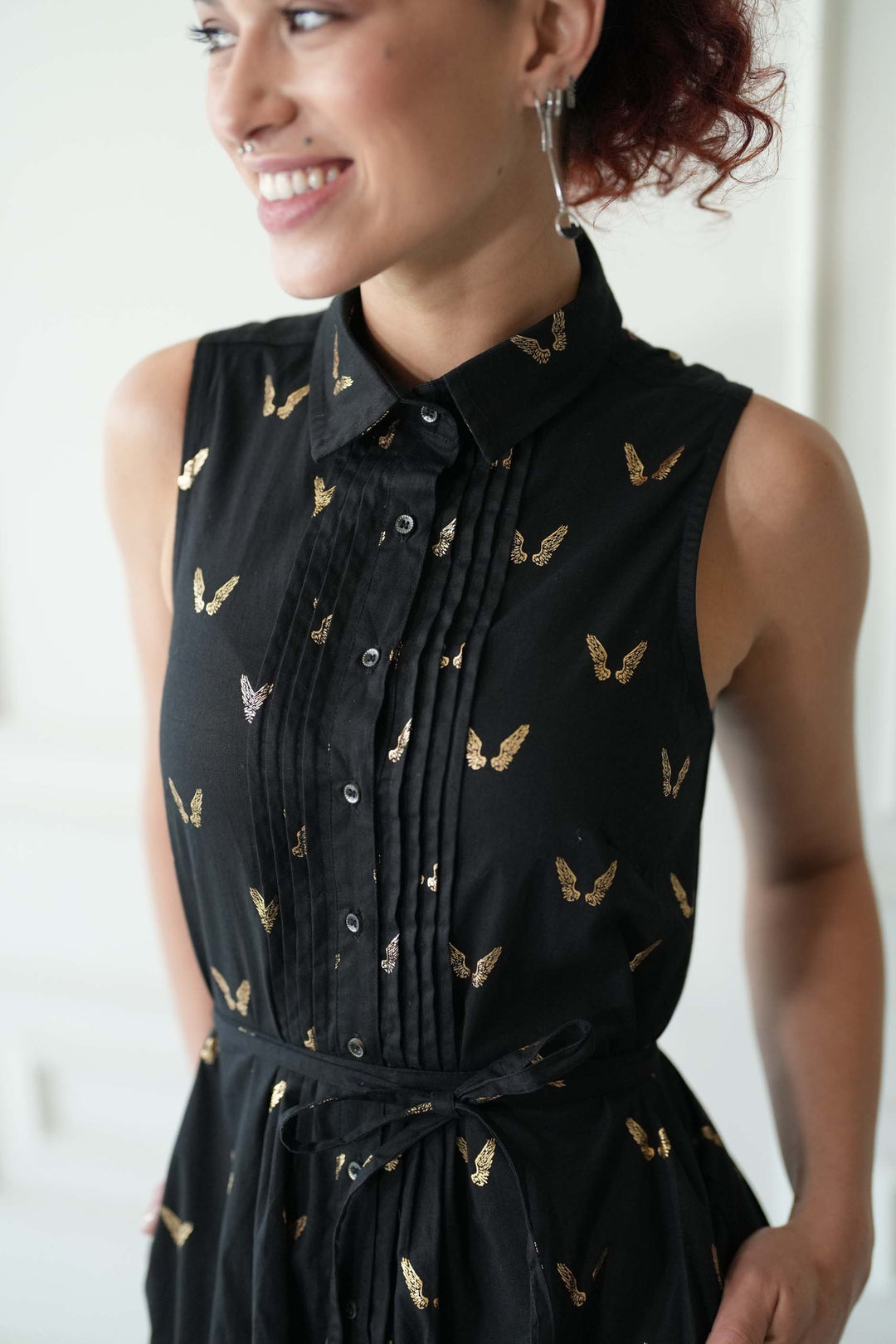 שמלת לילי כנפיי זהב