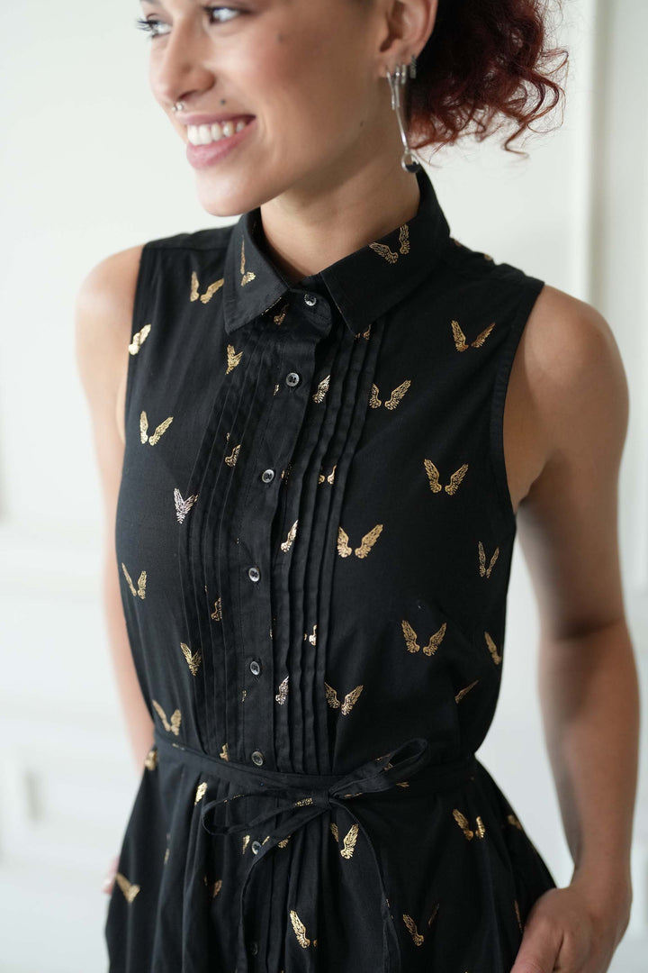 שמלת לילי כנפיי זהב