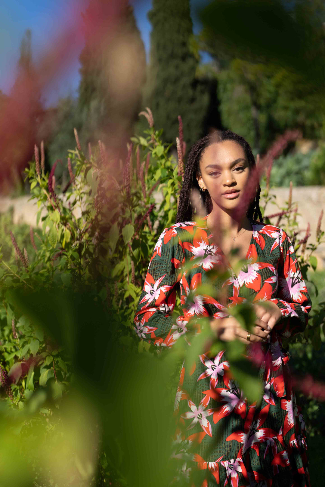 שמלת אלכס ליליות אדומות
