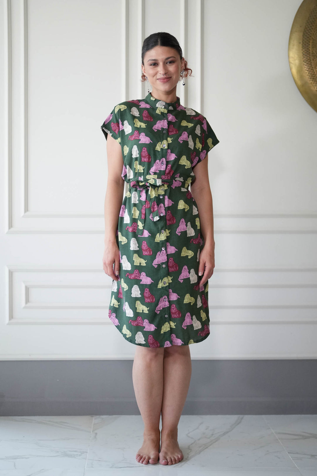 שמלת מידי אוברסייז קוקר ספניאל