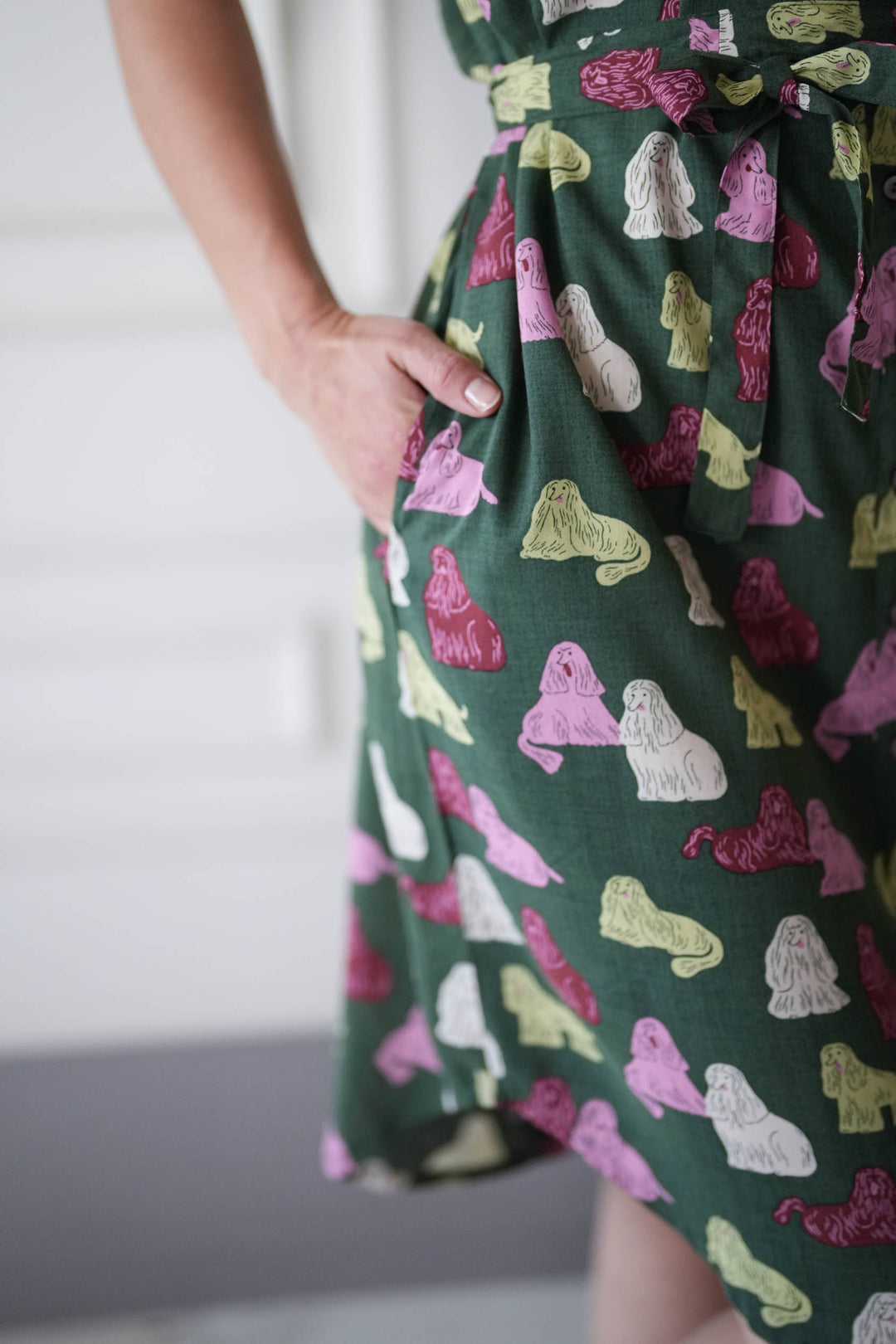 שמלת מידי אוברסייז קוקר ספניאל