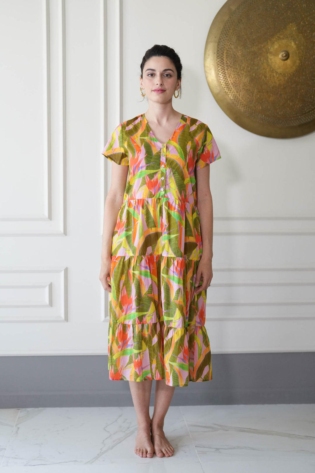 שמלת קומות אולטרה ציפור גן עדן