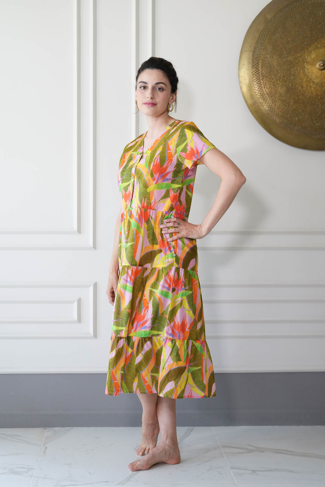 שמלת קומות אולטרה ציפור גן עדן