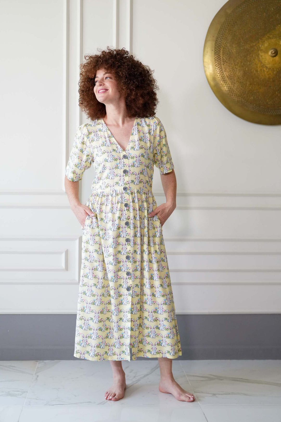 שמלת יולי שרוול האפי באני