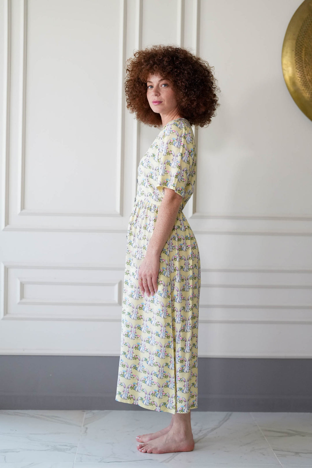 שמלת יולי שרוול האפי באני