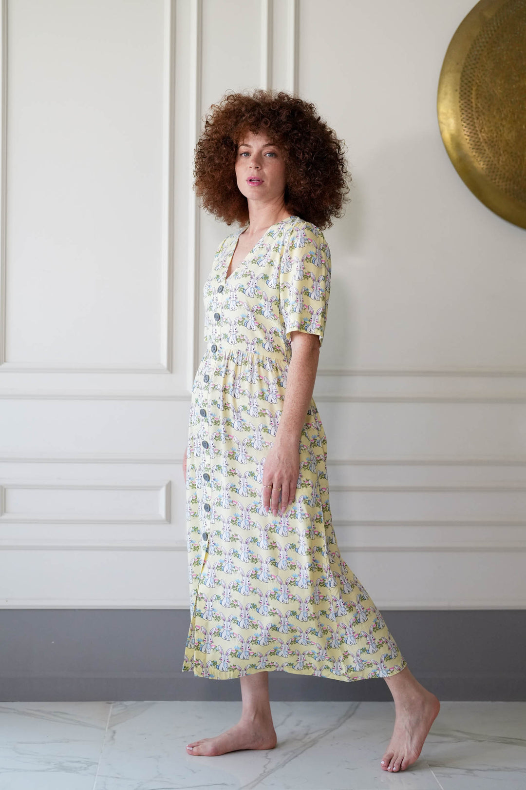 שמלת יולי שרוול האפי באני