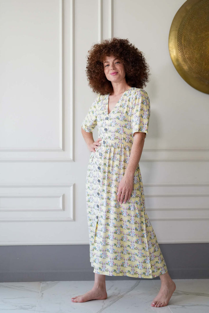 שמלת יולי שרוול האפי באני