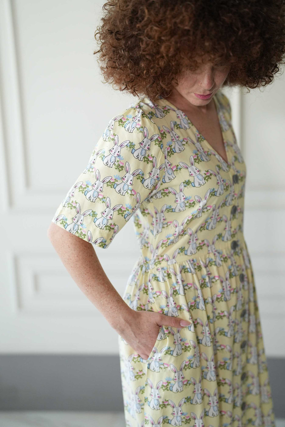 שמלת יולי שרוול האפי באני