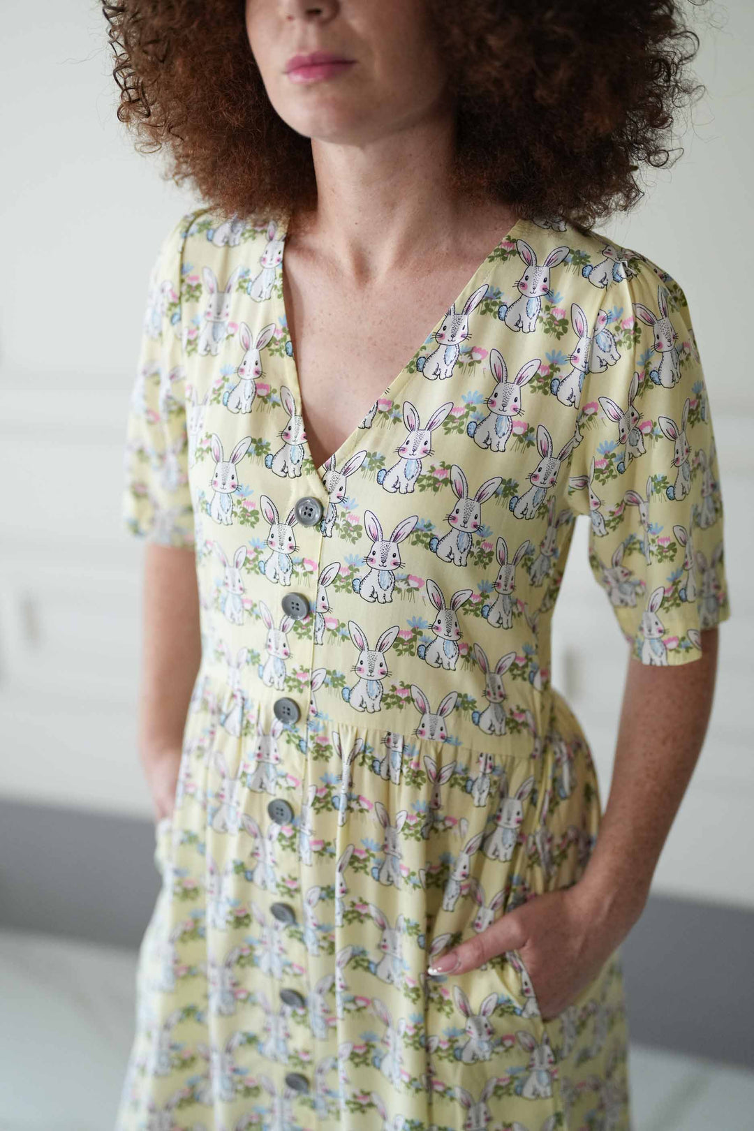 שמלת יולי שרוול האפי באני