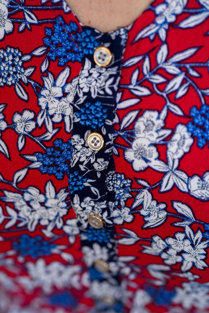 שמלת קומות מיקס פרינט