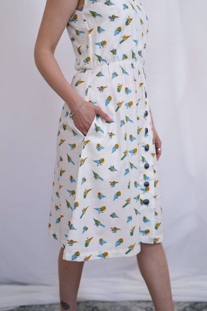 שמלת אווה דינוזאורים גאומטריים