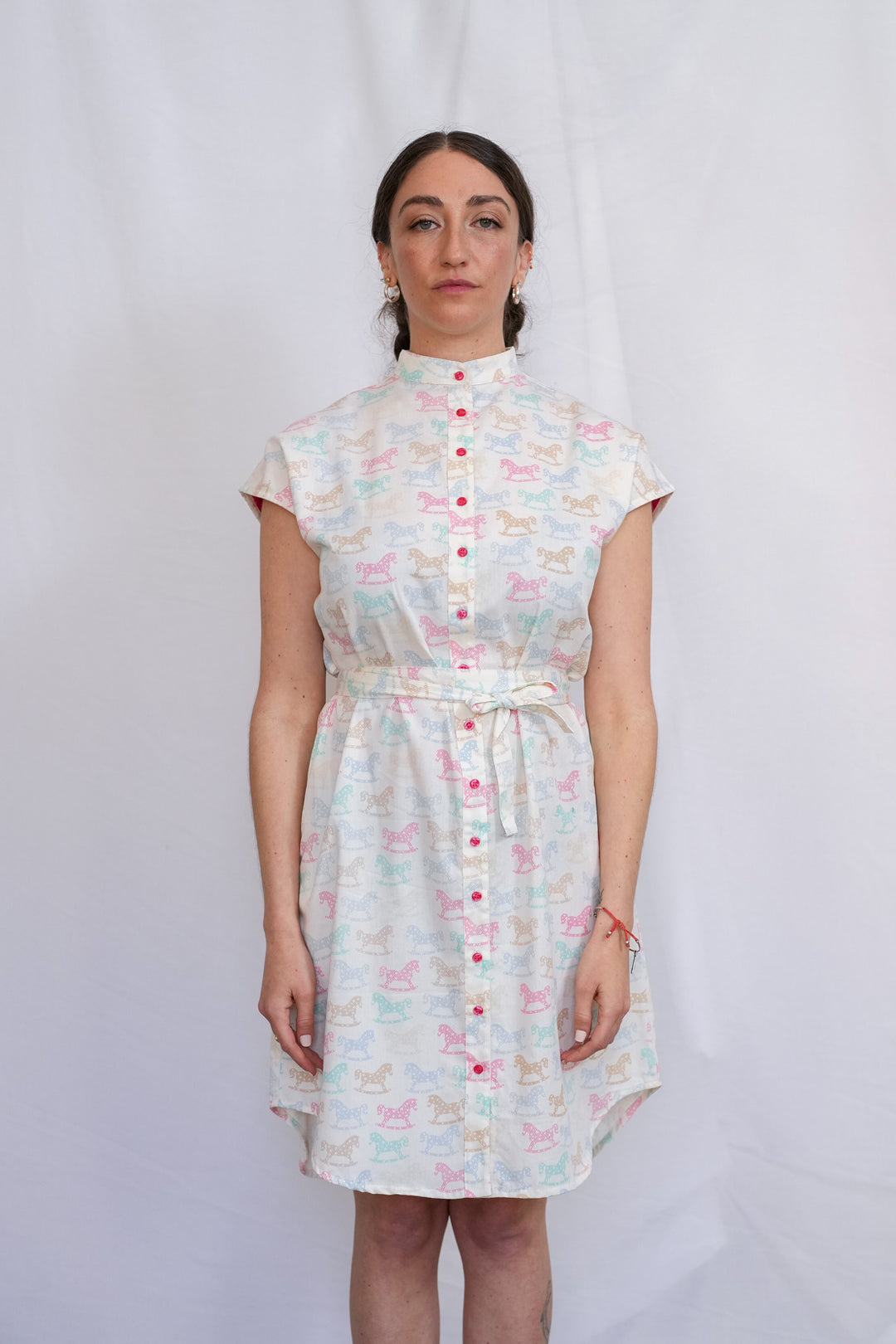 שמלת מידי אוברסייז סוסי נדנדה