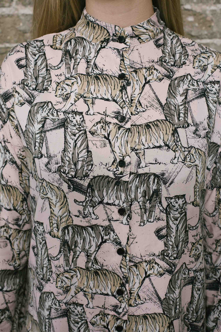 שמלת מקסי אוברסייז חורף לביאות