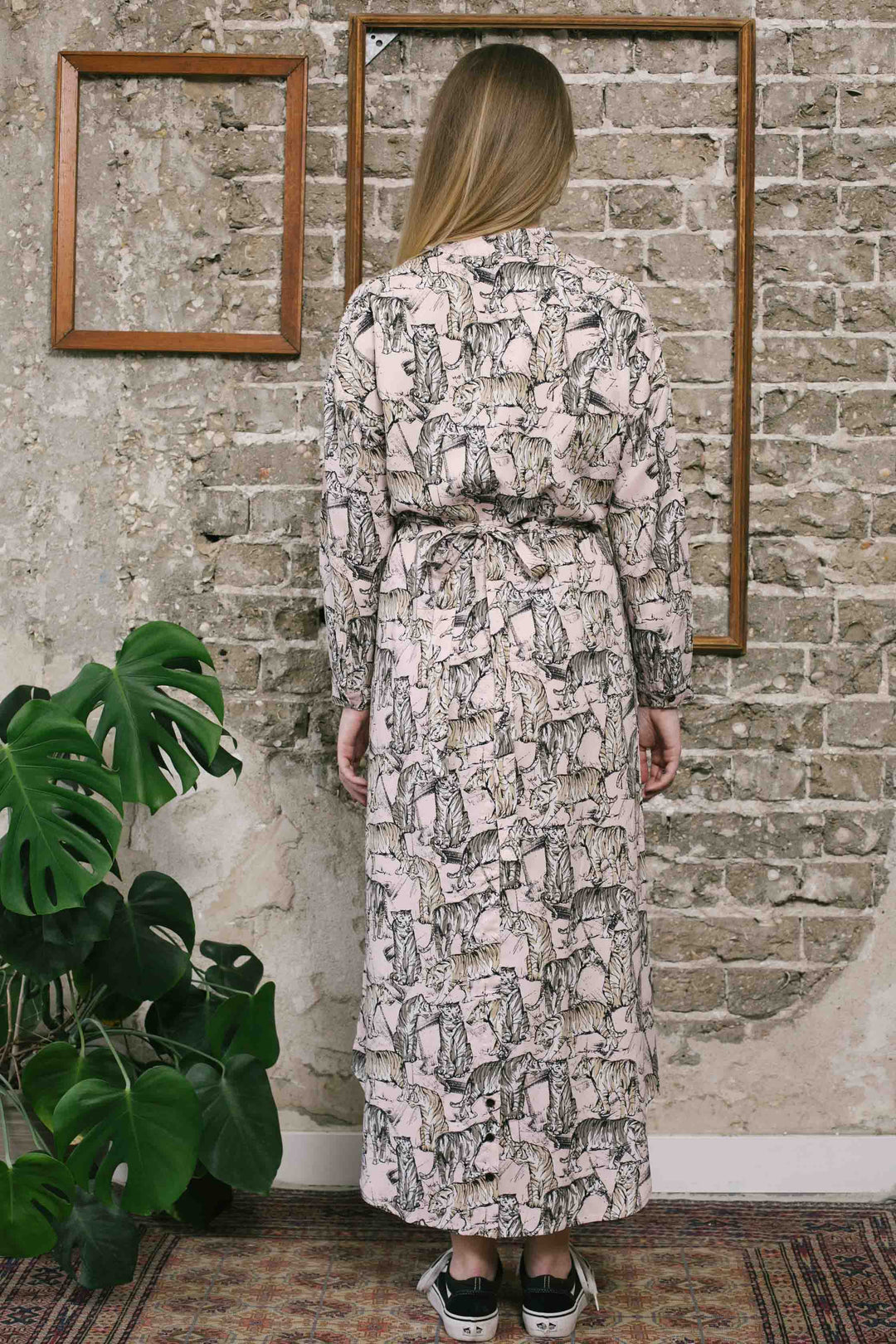 שמלת מקסי אוברסייז חורף לביאות