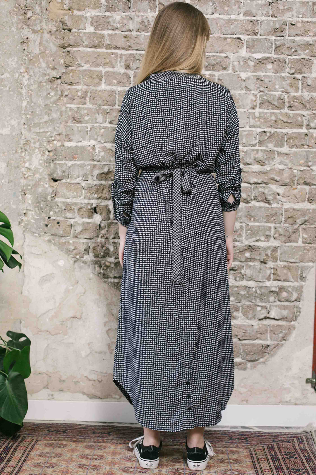 שמלת מקסי אוברסייז חורף איקס מיקס דריקס