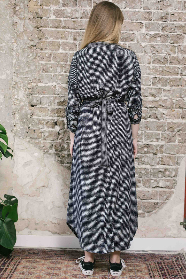 שמלת מקסי אוברסייז חורף איקס מיקס דריקס