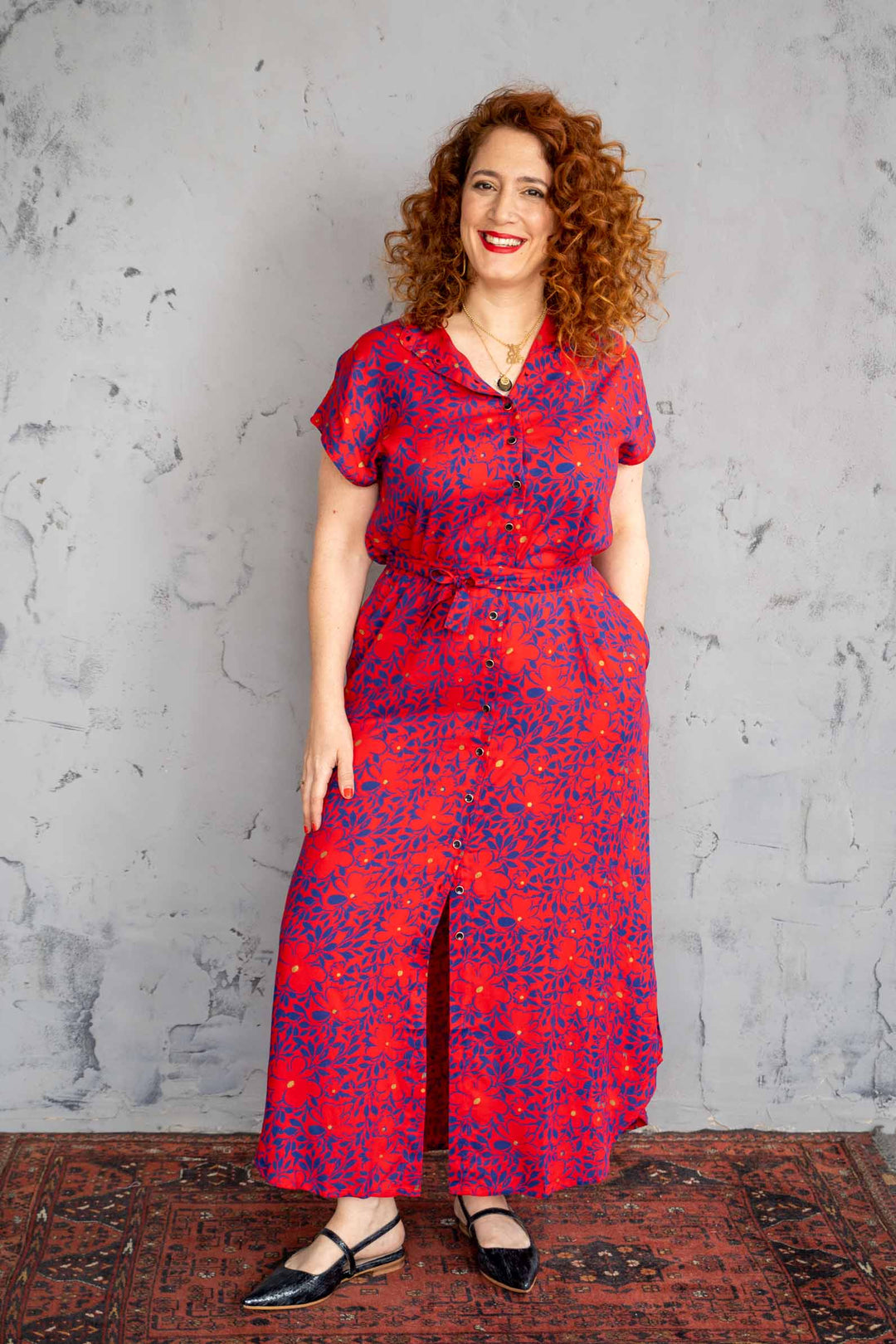 שמלת מקסי אוברסייז תראו אותי