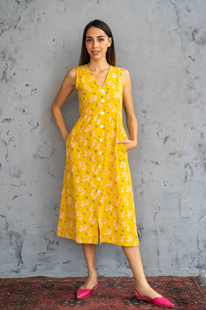 שמלת יולי ארנבות מאוהבות