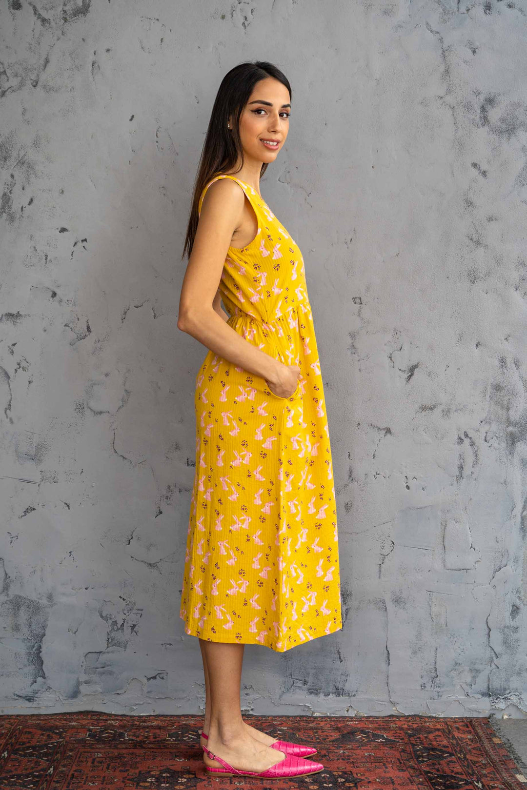 שמלת יולי ארנבות מאוהבות