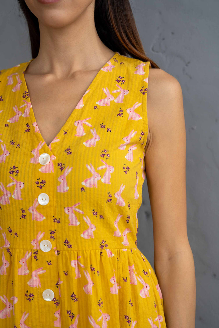 שמלת יולי ארנבות מאוהבות