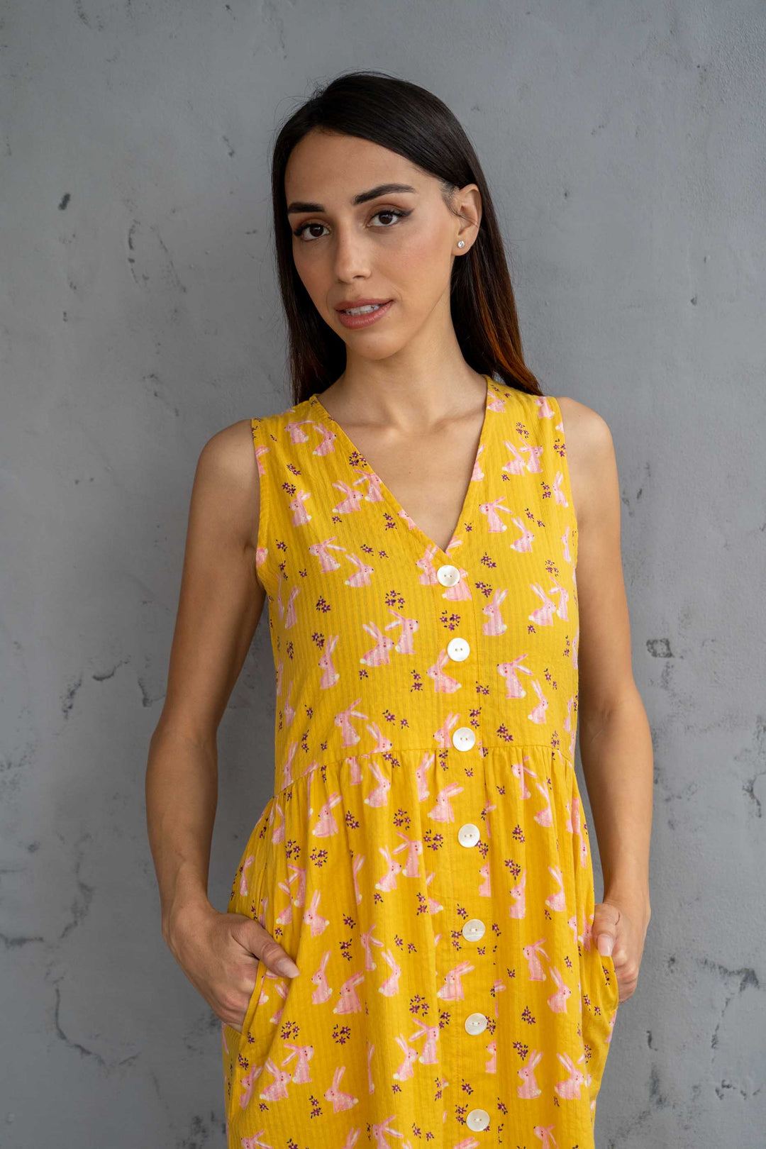 שמלת יולי ארנבות מאוהבות