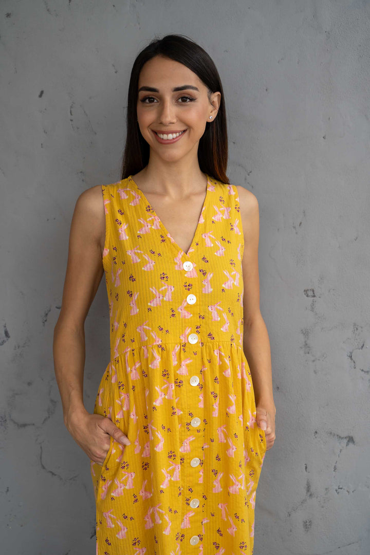 שמלת יולי ארנבות מאוהבות