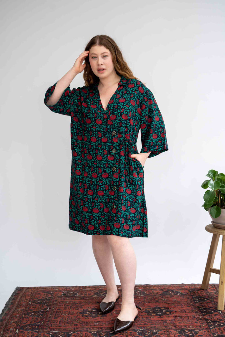 שמלת דומו דליה אדומה